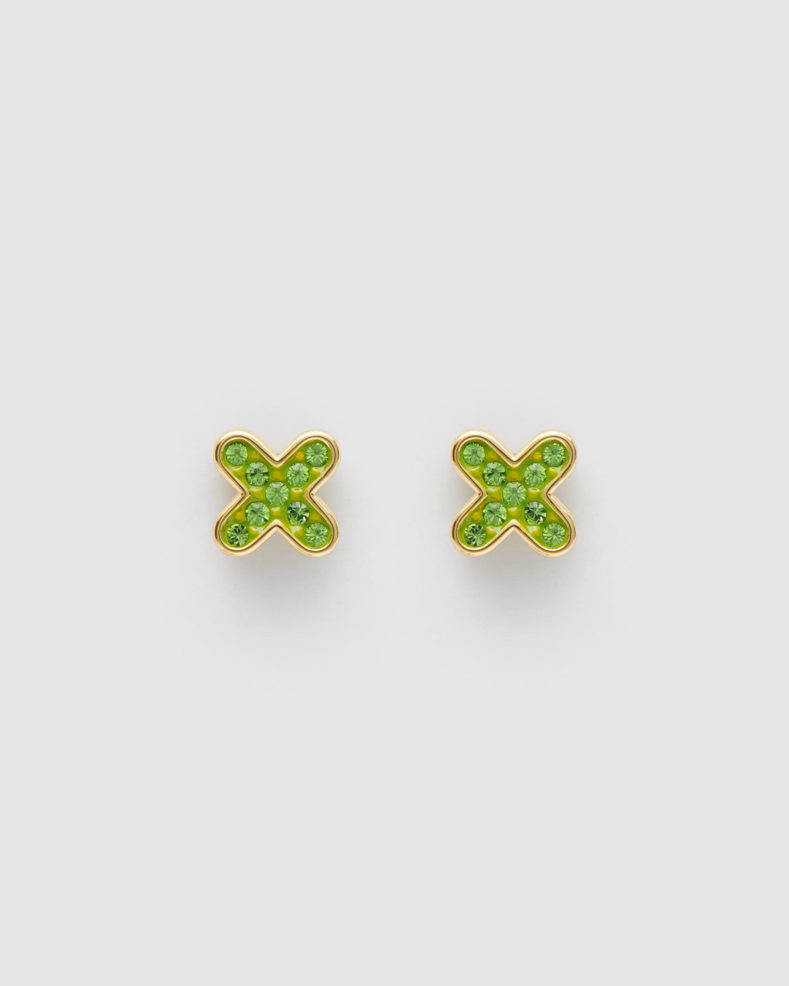 Daydream Pop Stud Earrings - Hot Pop Green