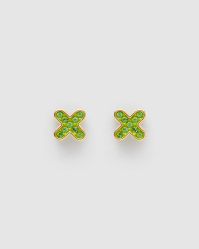 Daydream Pop Stud Earrings - Hot Pop Green