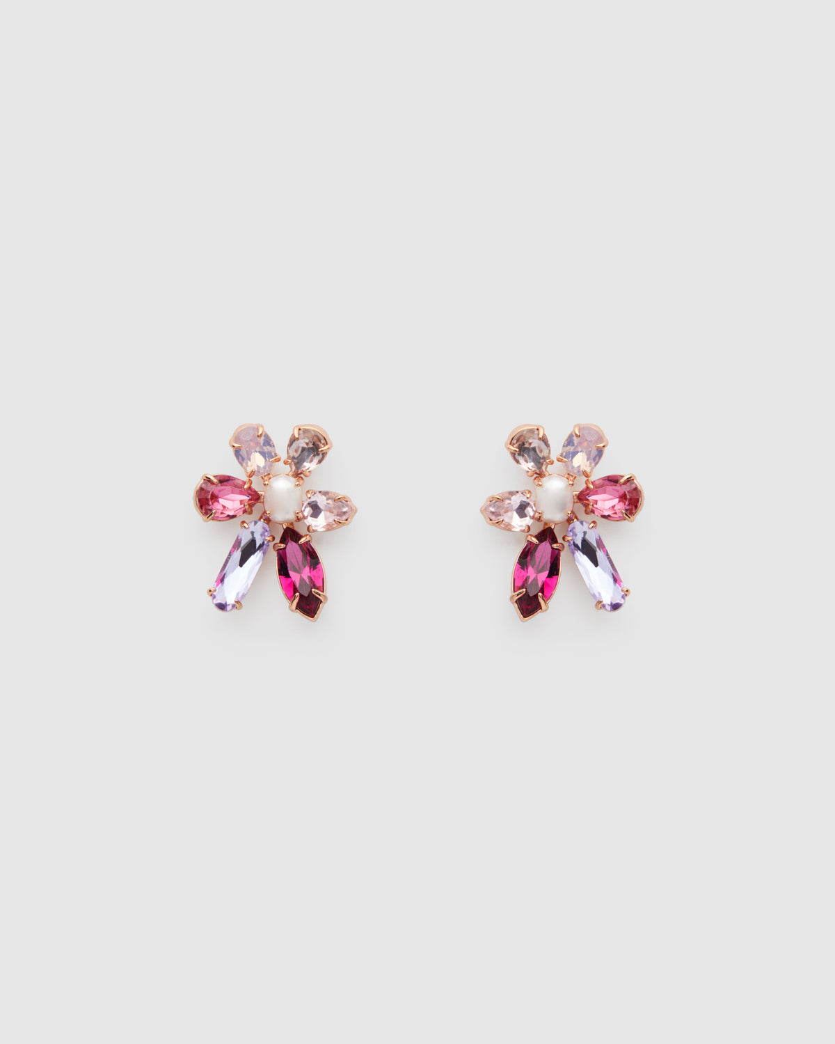 Iggy Stud Earrings - Powder Puff