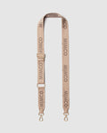 Webbing Bag Strap - Almond Light Gold