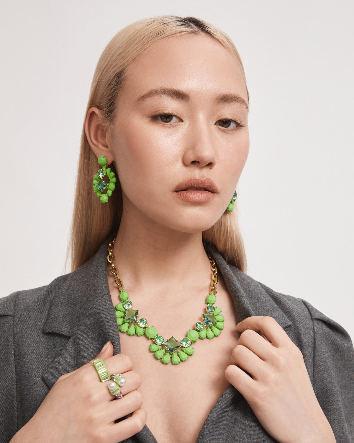 Iggy Necklace - Hot Pop Green