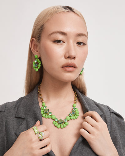 Iggy Necklace - Hot Pop Green