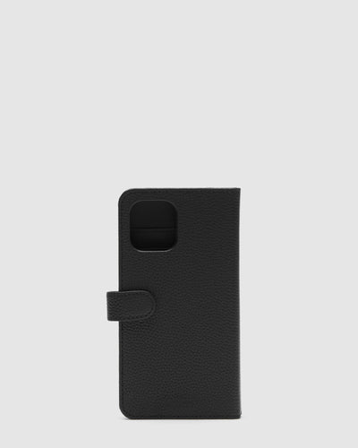 Hendrix Flip Case For Iphone 12 Pro Max - Black Gunmetal