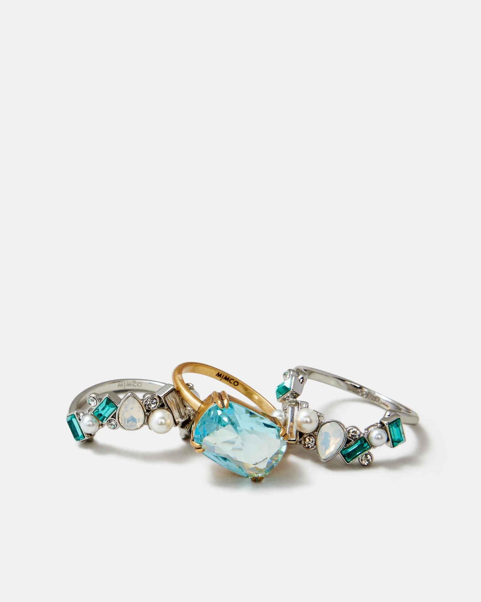 Comet Ring Stack - Lagoon