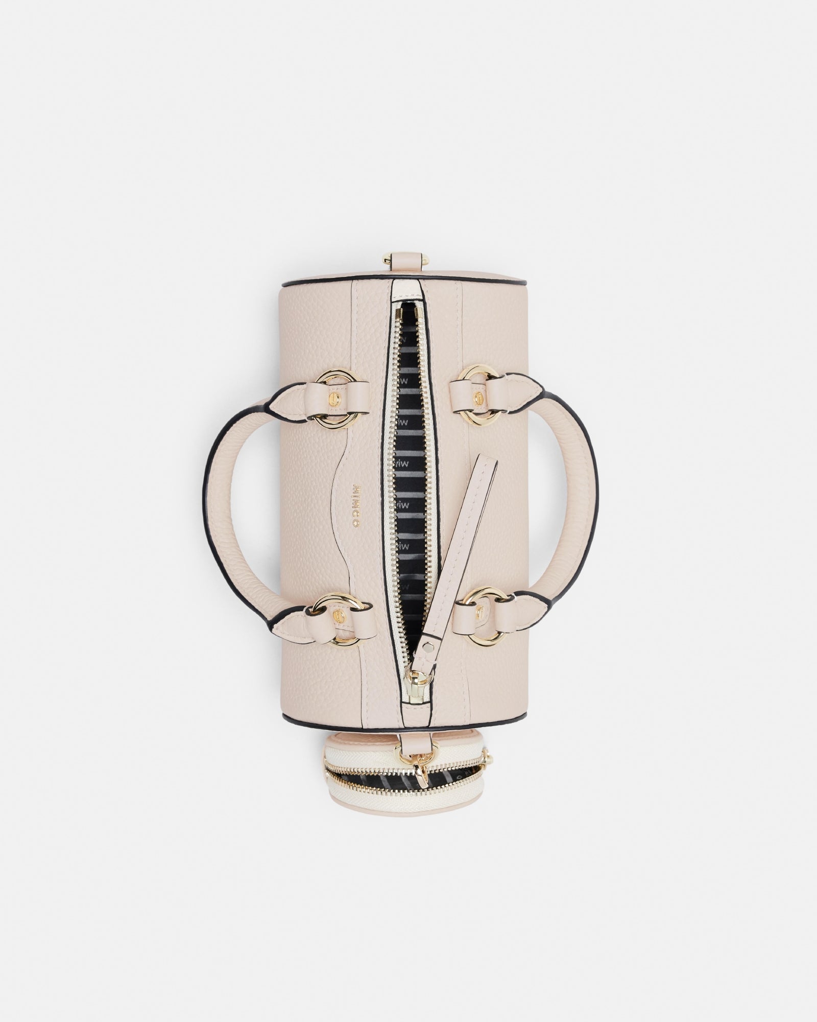 Jett Cylinder Crossbody Bag - Pearl