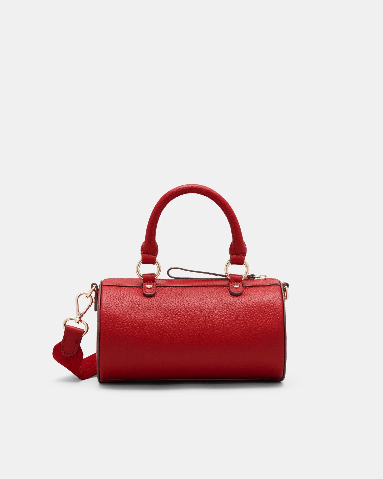 Jett Cylinder Crossbody Bag - Rich Red