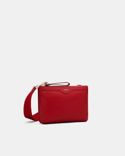 Jett Duo Crossbody Bag - Rich Red