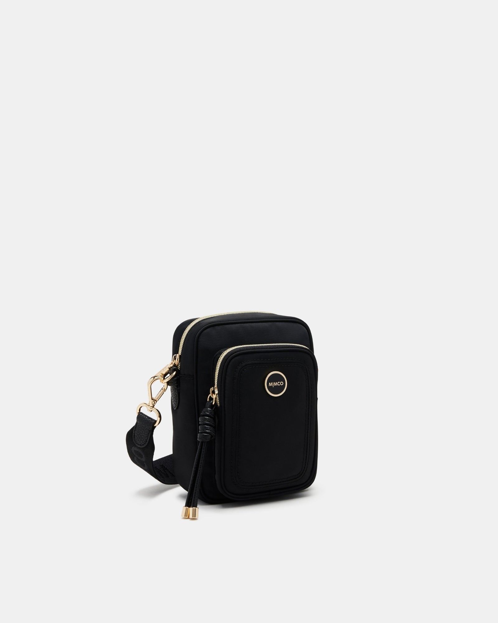 Nextalgia Phone Crossbody Bag - Black Light Gold