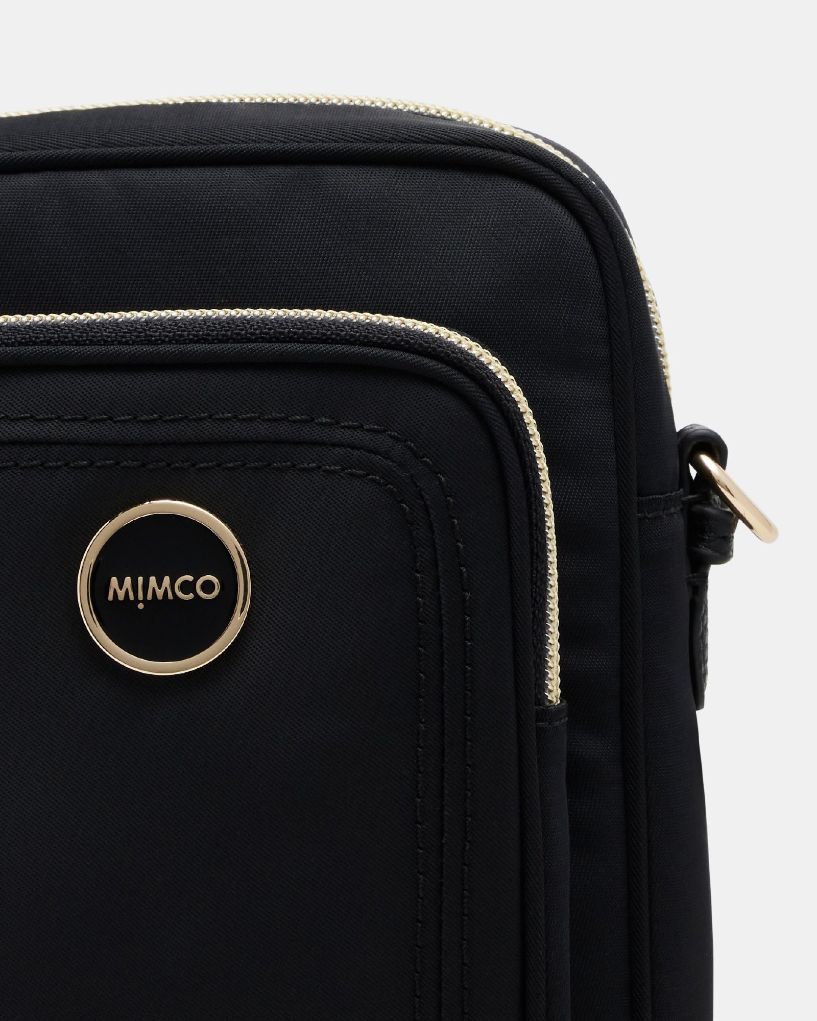 Nextalgia Phone Crossbody Bag - Black Light Gold