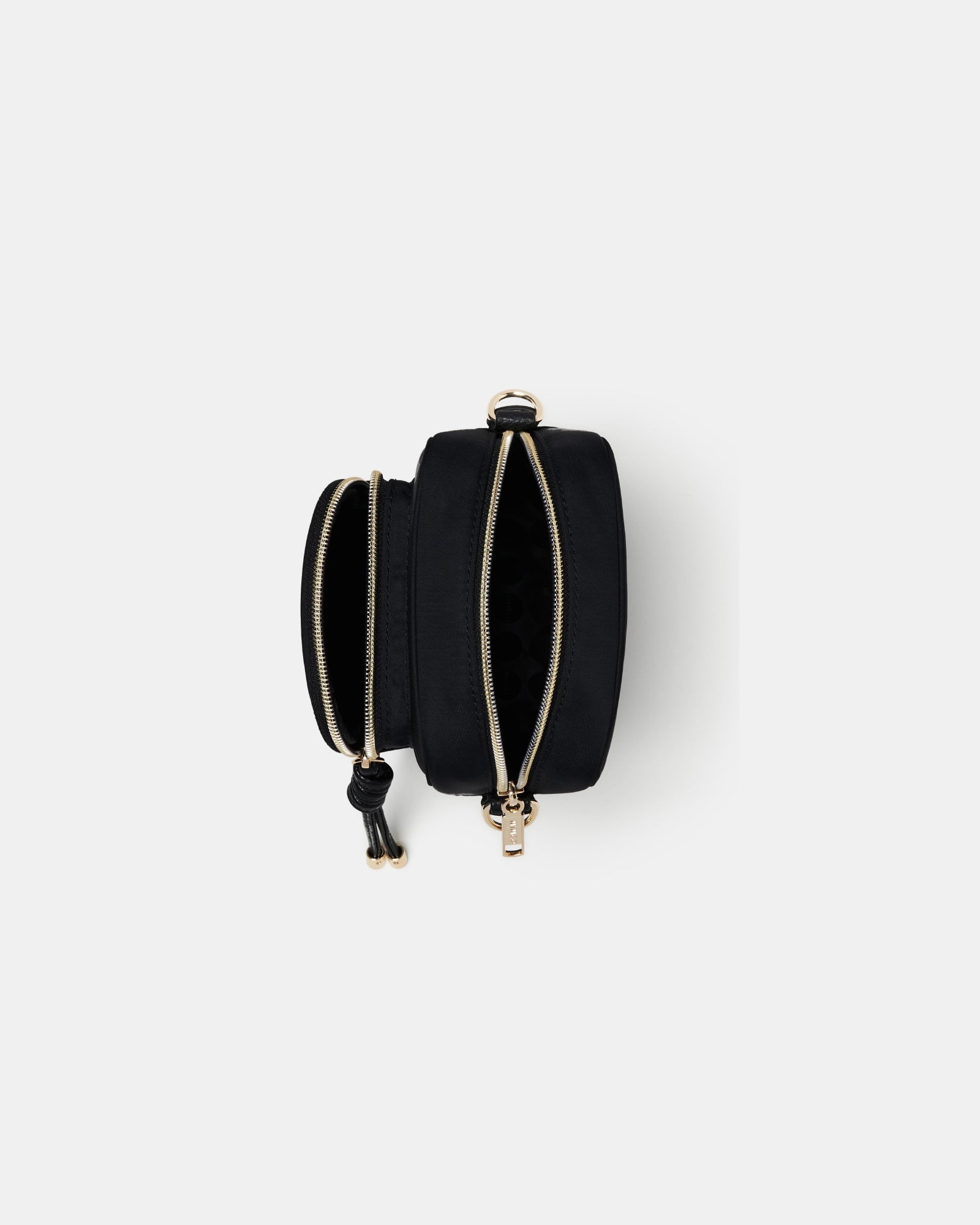Nextalgia Phone Crossbody Bag - Black Light Gold