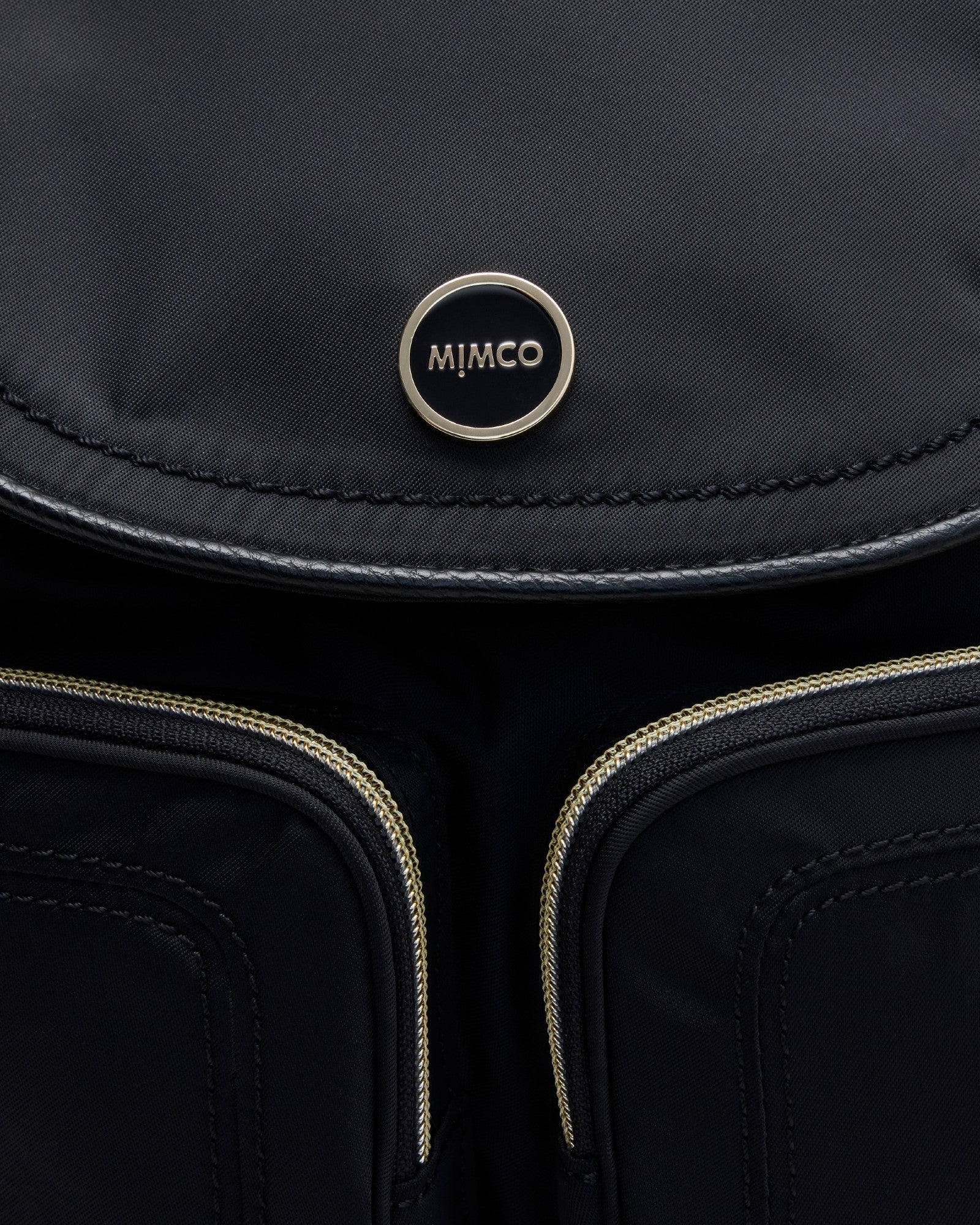 Nextalgia Backpack Bag - Black Light Gold