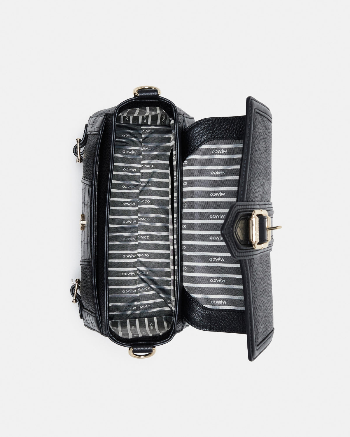 Zeppelin Satchel Bag - Black Light Gold