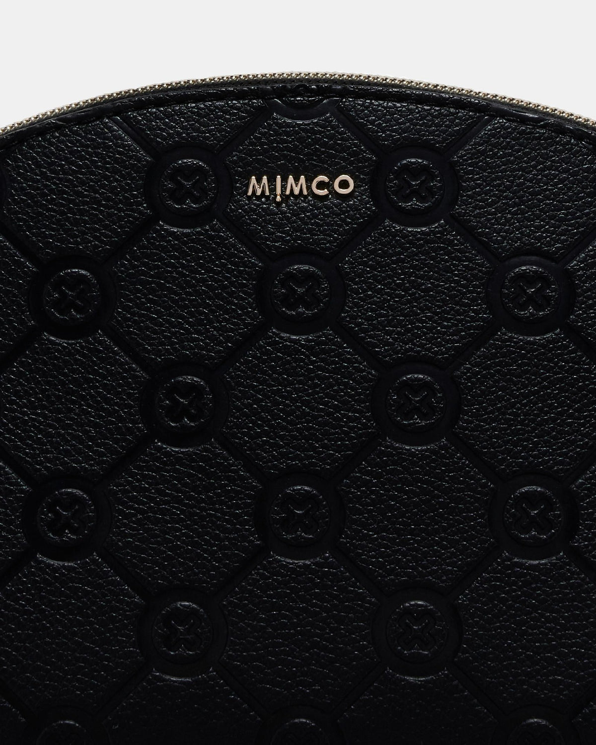 Mim-Gram Cosmetic Bag - Black Light Gold
