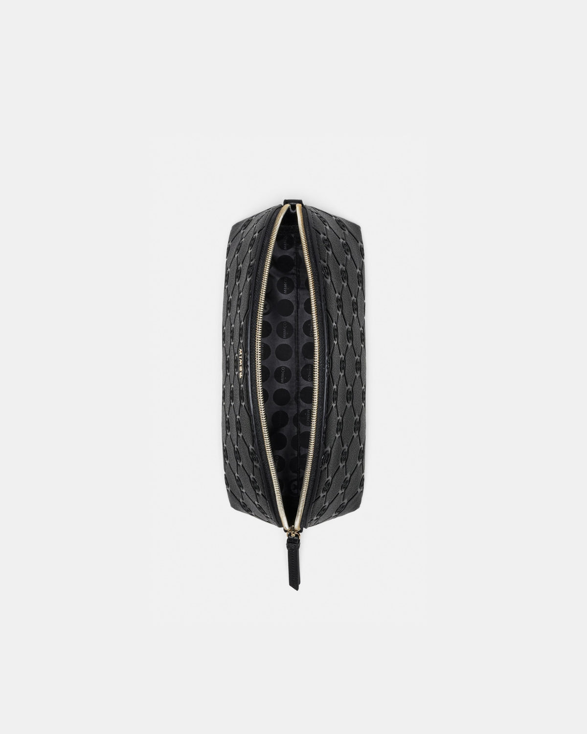 Mim-Gram Cosmetic Bag - Black Light Gold