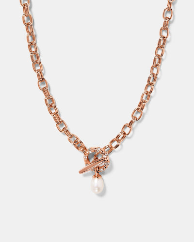Everly Pendant Necklace - Rose Gold