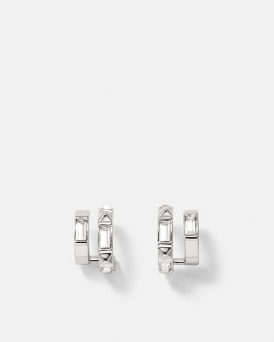 Ringo Hoop Earrings - Silver