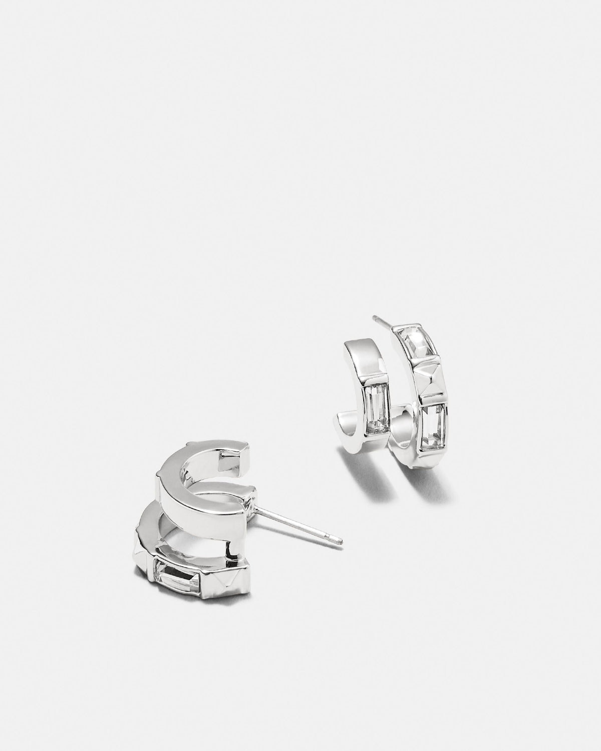 Ringo Hoop Earrings - Silver