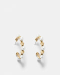 Penny Hoop Earrings - Pearl