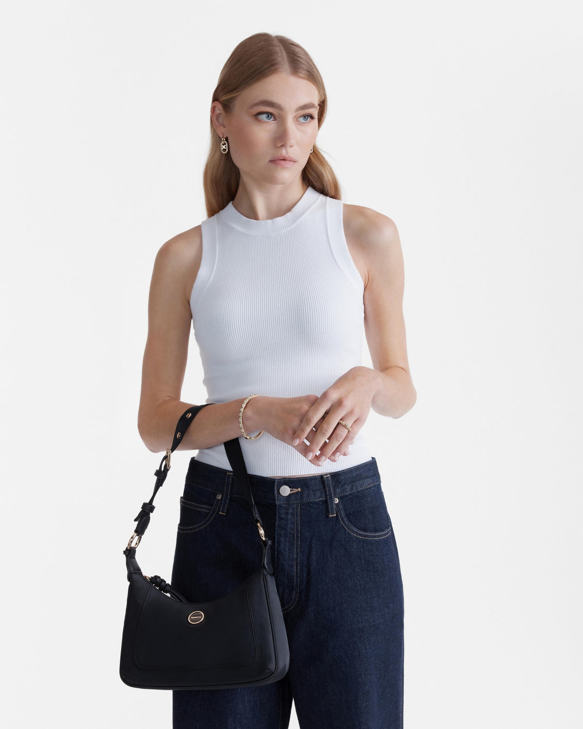 Nextalgia Shoulder Bag - Black Light Gold