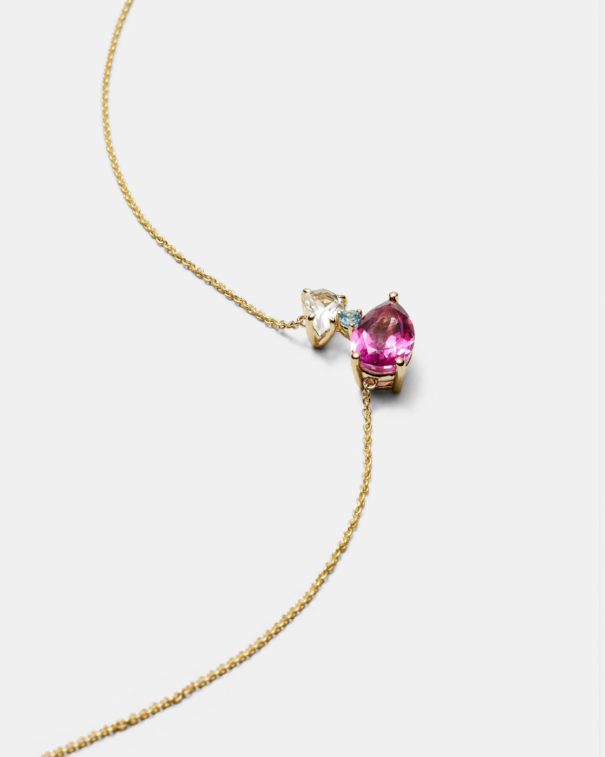 Limited Edition Pink Topaz Necklace - Pink Topaz