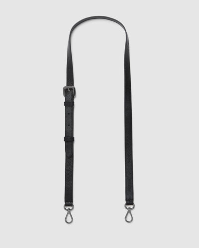 Link Crossbody Bag Strap 2cm - Black Gunmetal