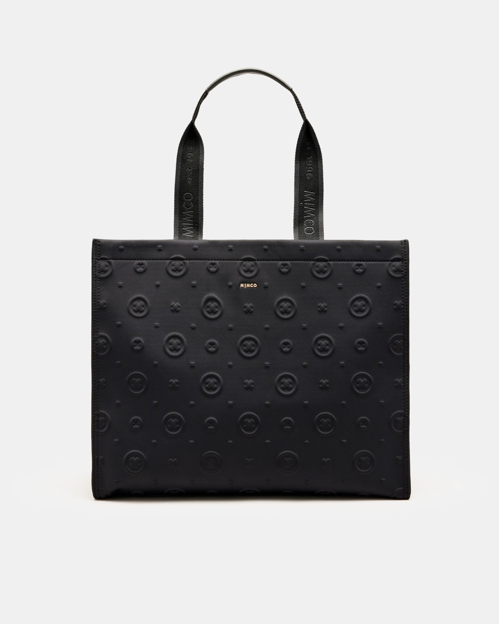 Flashback Neoprene Tote Bag - Black Light Gold