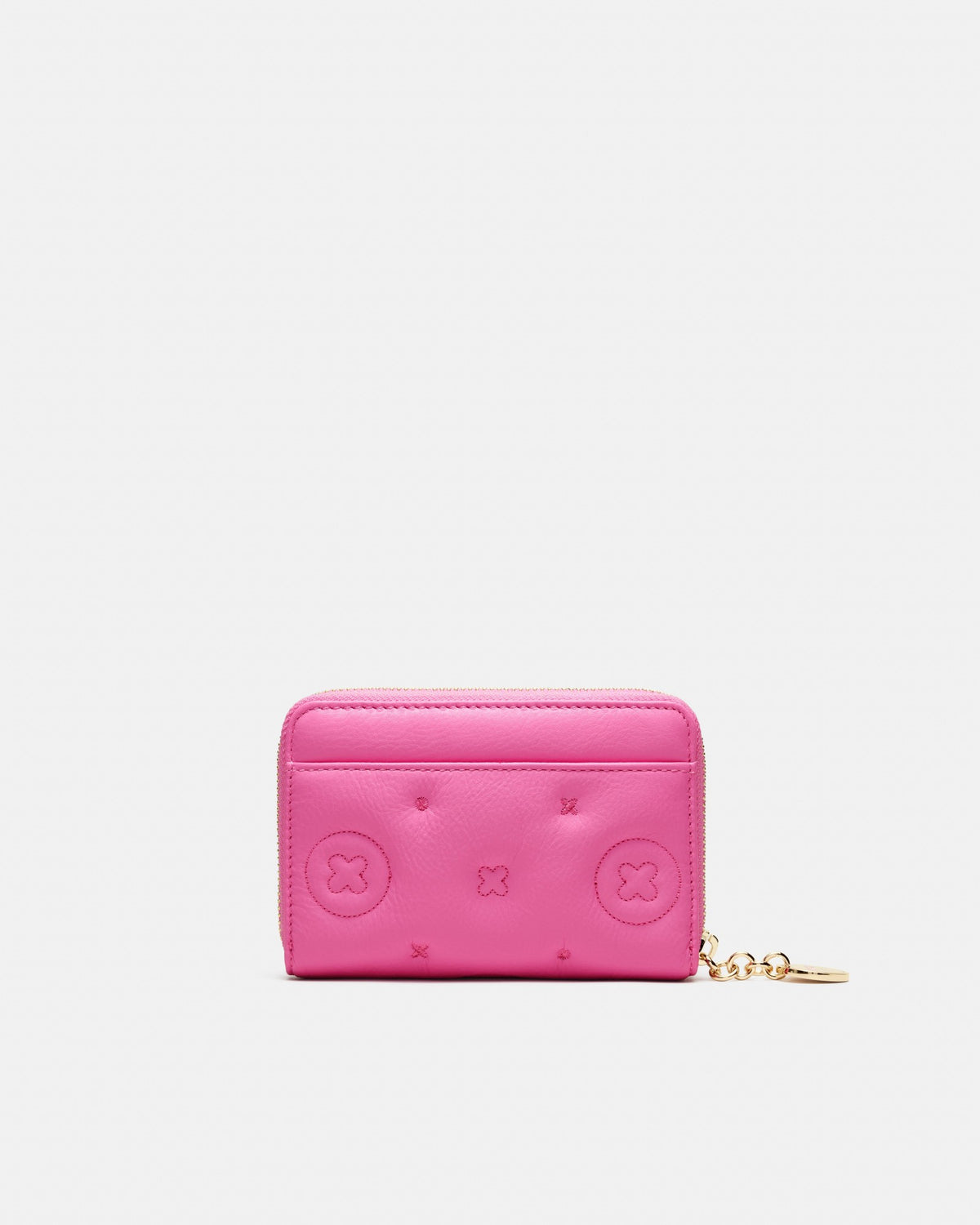 Flashback Leather Medium Wallet - Pink Splash