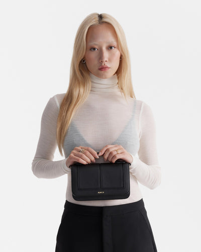 Prickly Pear Crossbody Bag - Black Light Gold