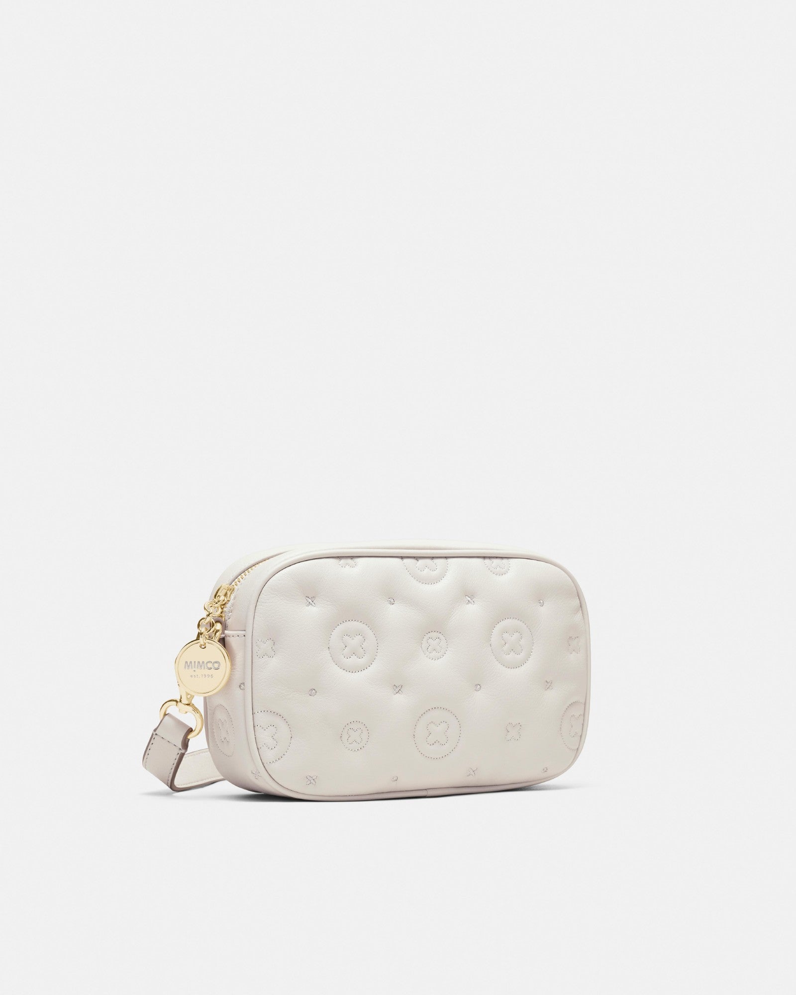 Flashback Leather Crossbody Bag - Oyster
