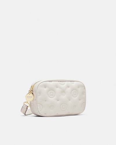 Flashback Leather Crossbody Bag - Oyster