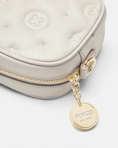 Flashback Leather Crossbody Bag - Oyster