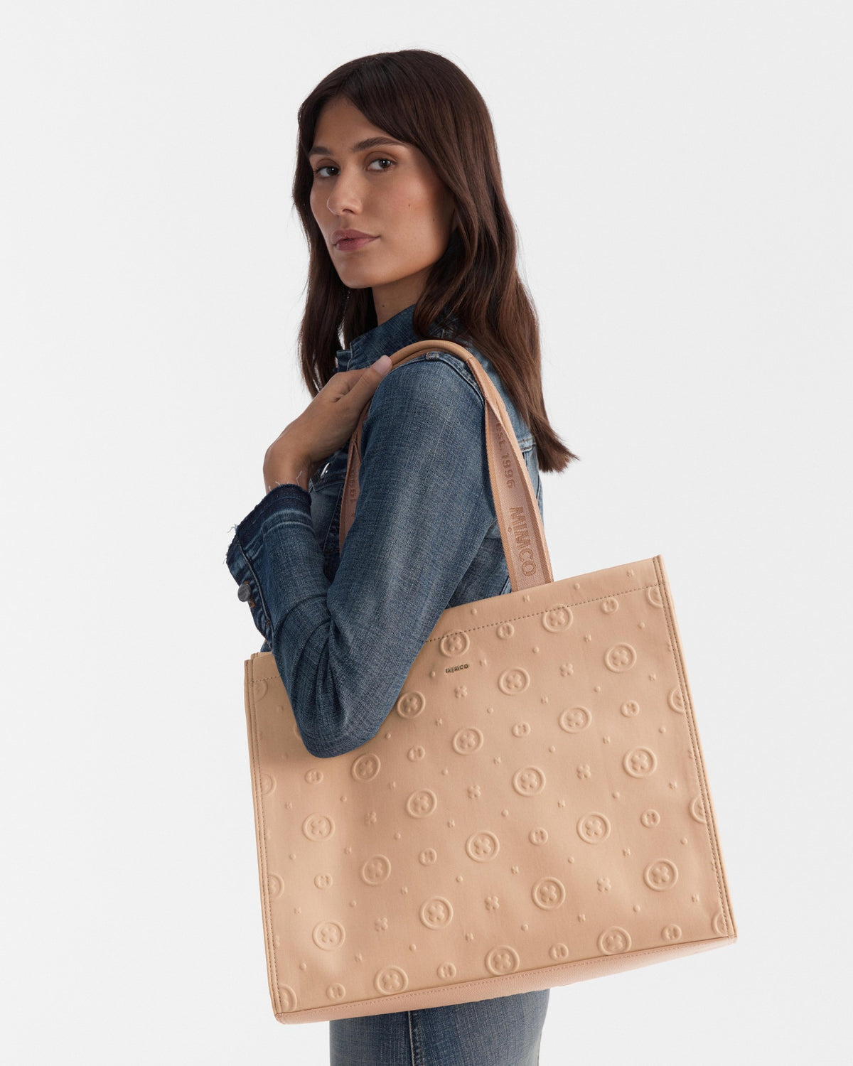 Flashback Neoprene Tote Bag - Almond