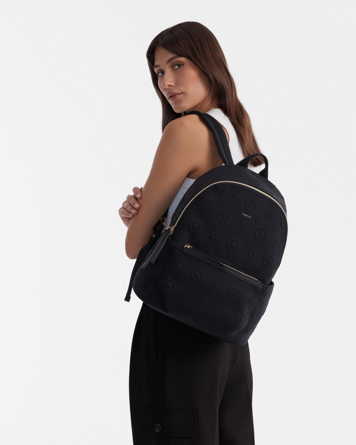 Flashback Neoprene Backpack - Black Light Gold