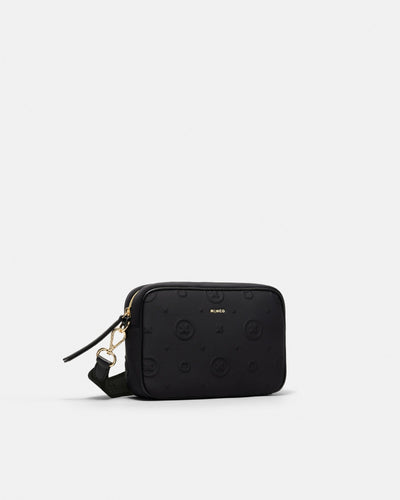 Flashback Neoprene Crossbody Bag - Black Light Gold