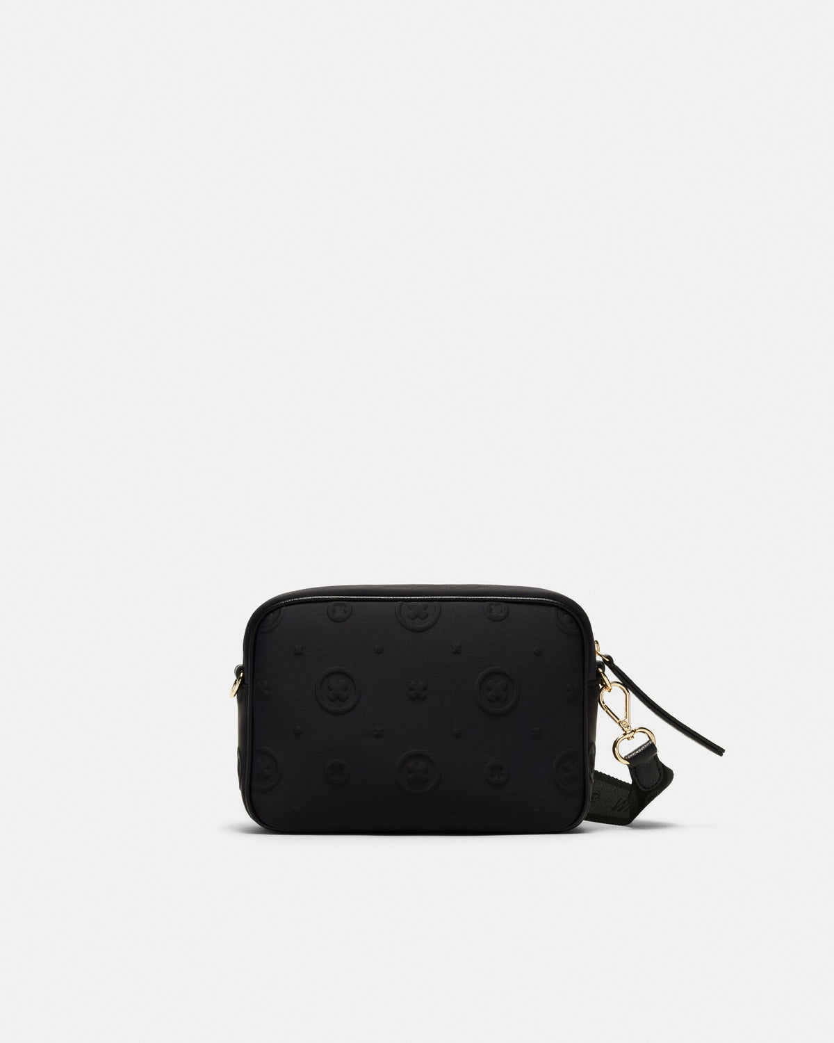 Flashback Neoprene Crossbody Bag - Black Light Gold