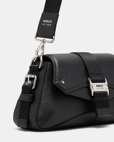 Retrospect Shoulder Crossbody Bag - Black