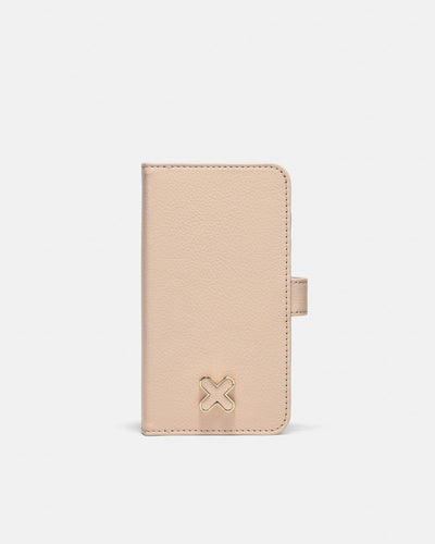 Hendrix Flip Case For Iphone 14 Pro - Almond
