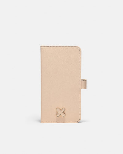 Hendrix Flip Case For Iphone 14 Pro Max - Almond