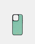 Mim-Gram Phone Case For Iphone 14 Pro - Glass Mint