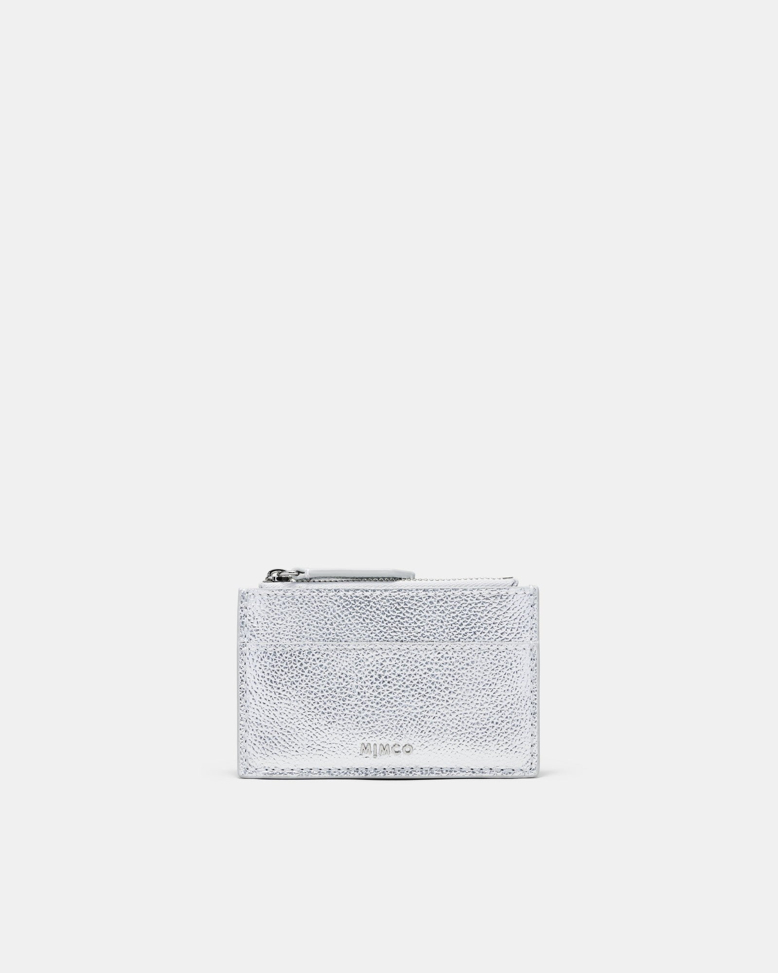 Classico Metallic Duo Card Wallet - Silver