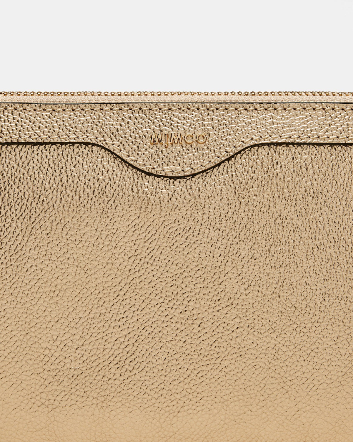Jett Medium Pouch - Light Gold
