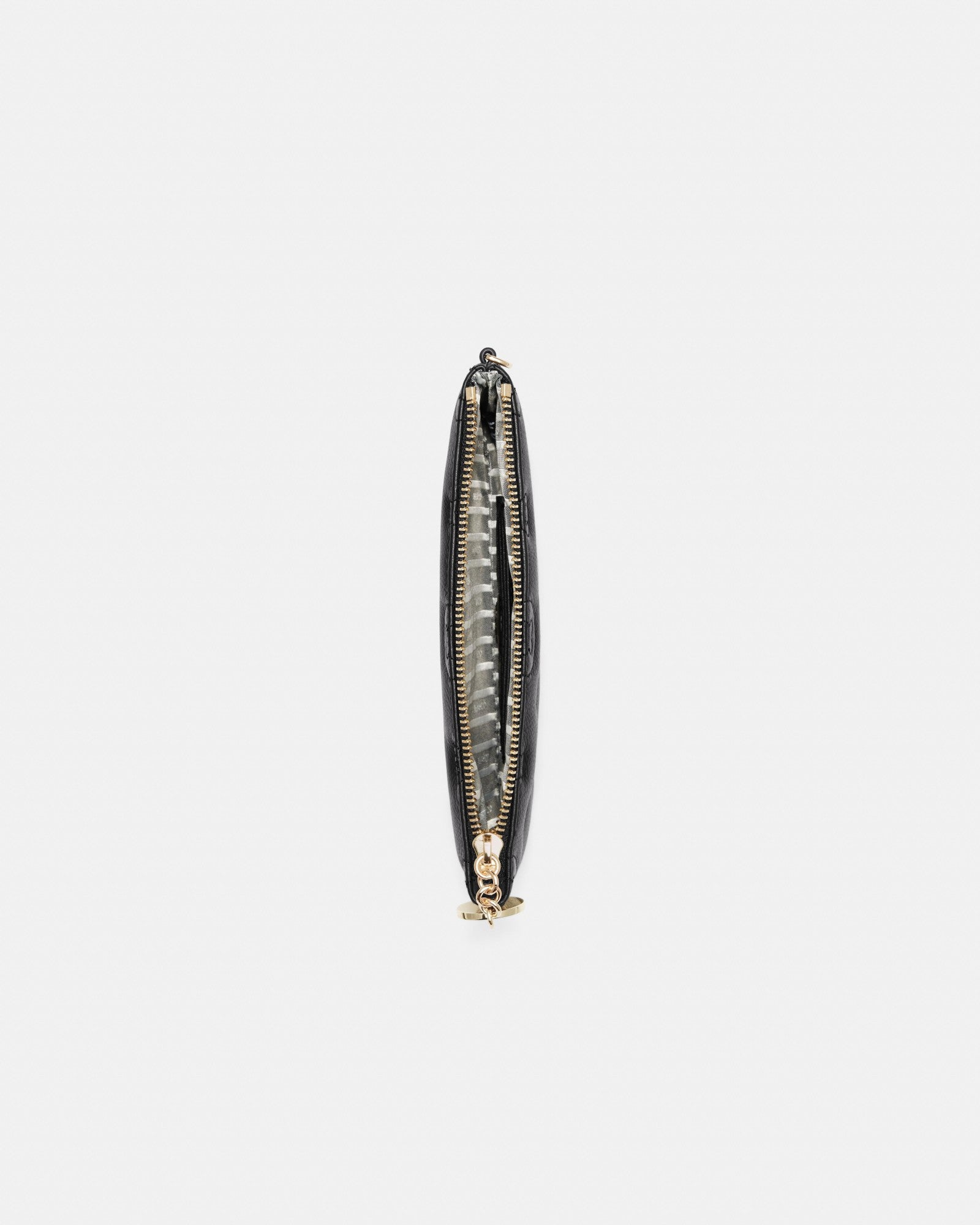 Flashback Leather Wristlet Pouch - Black