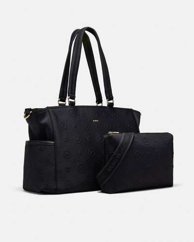 Flashback Neoprene Baby Bag - Black Light Gold