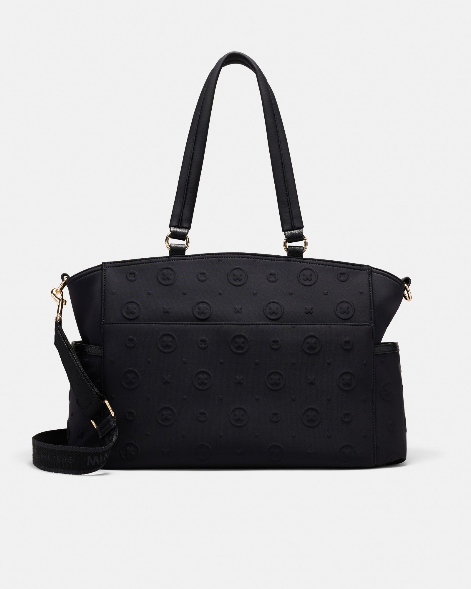 Flashback Neoprene Baby Bag - Black Light Gold