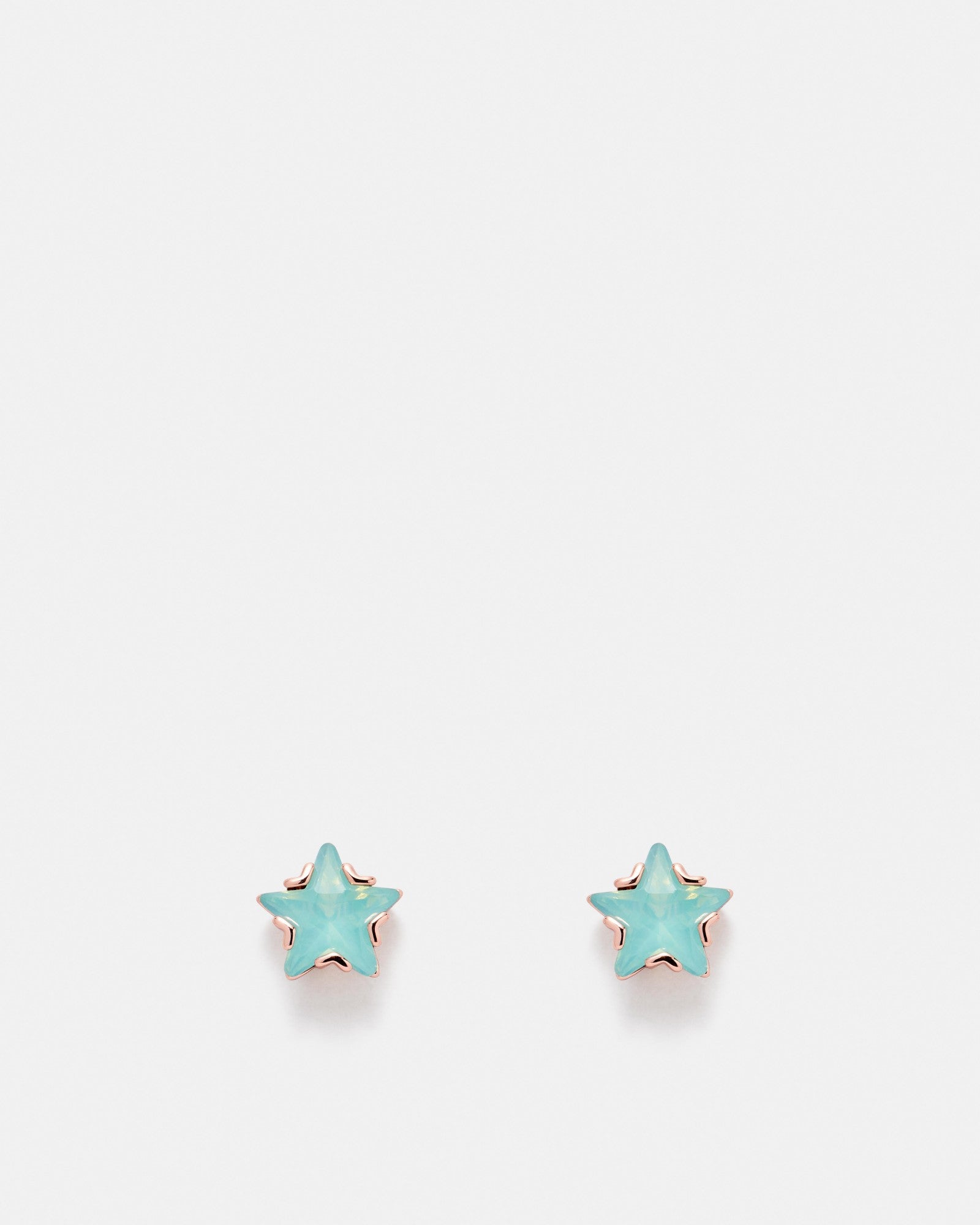 Bliss Jewel Stud Earrings - Glass Mint