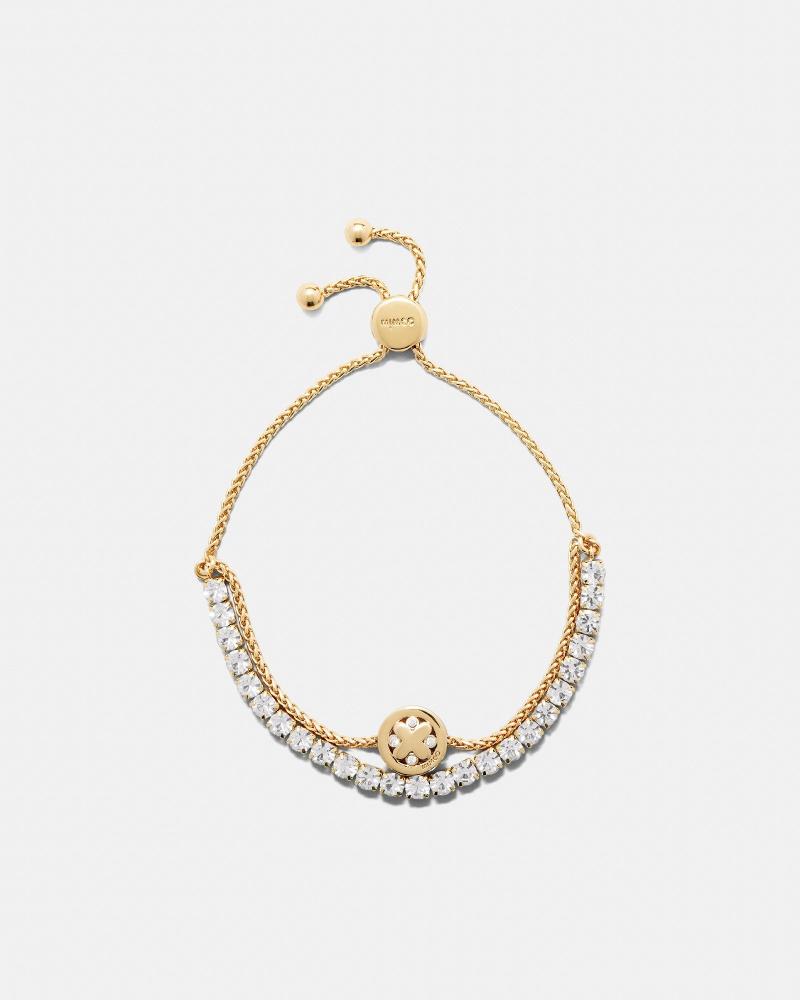 Cipher Toggle Bracelet - Gold