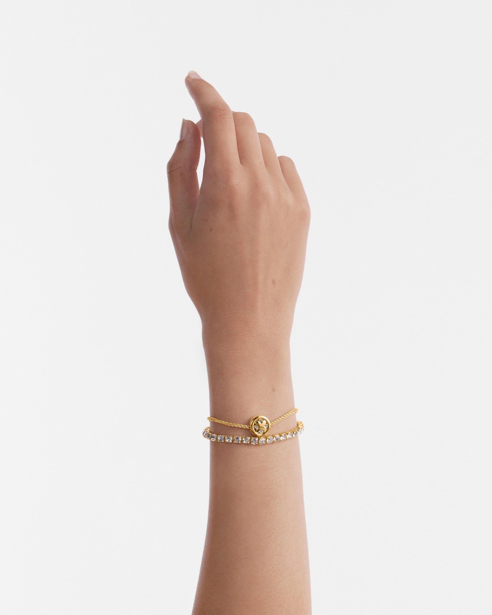 Cipher Toggle Bracelet - Gold