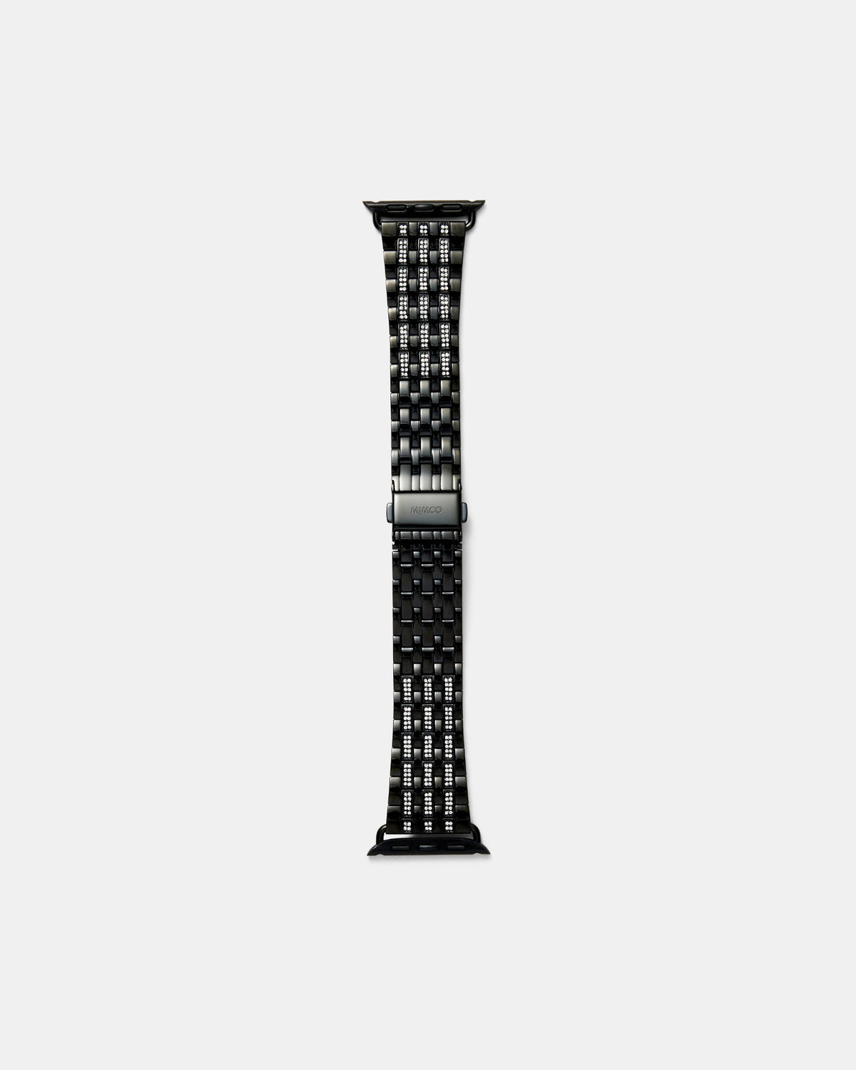 40mm Pave Swirl Watch Band - Jet Black