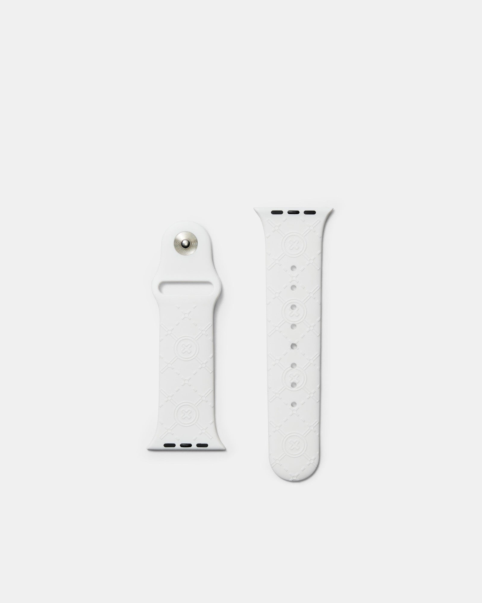 44mm Mim-Gram Silicone Watch Band - White