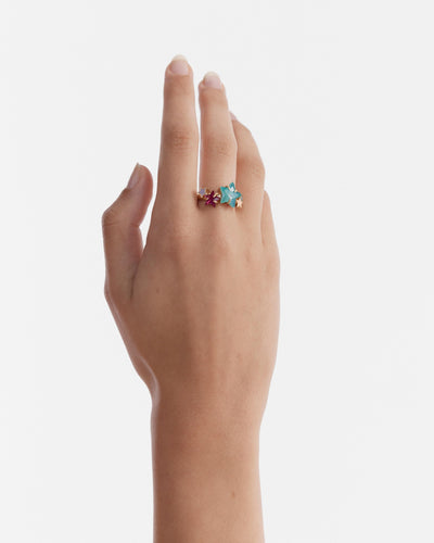Lucky Star Ring - Multicolour
